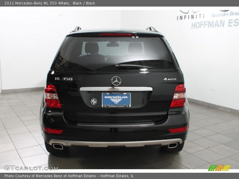 Black / Black 2011 Mercedes-Benz ML 350 4Matic