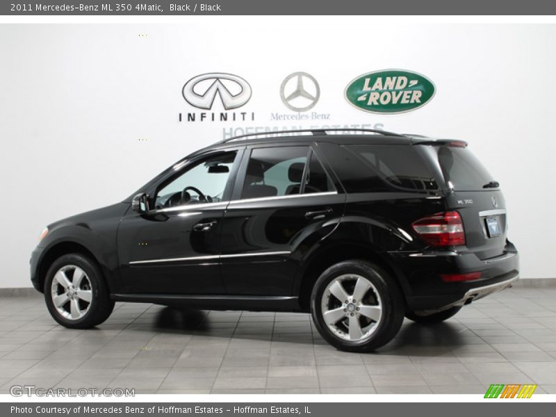 Black / Black 2011 Mercedes-Benz ML 350 4Matic