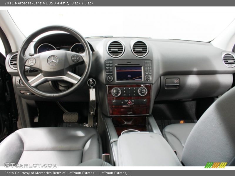 Black / Black 2011 Mercedes-Benz ML 350 4Matic