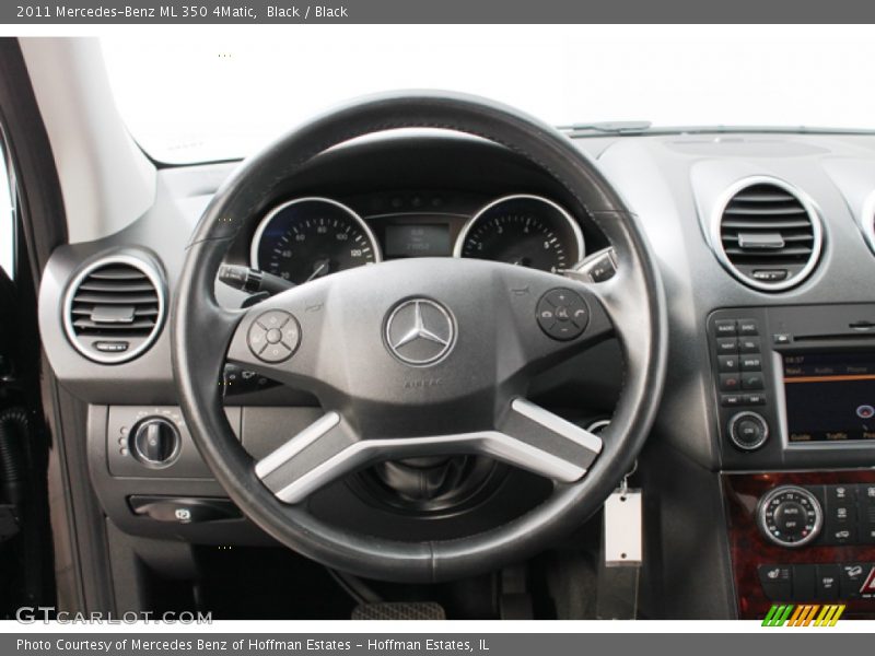 Black / Black 2011 Mercedes-Benz ML 350 4Matic
