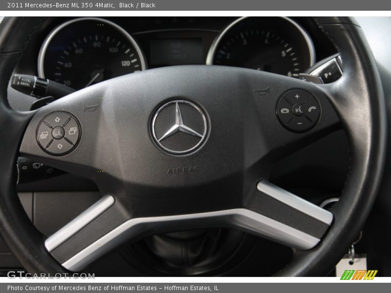 Black / Black 2011 Mercedes-Benz ML 350 4Matic