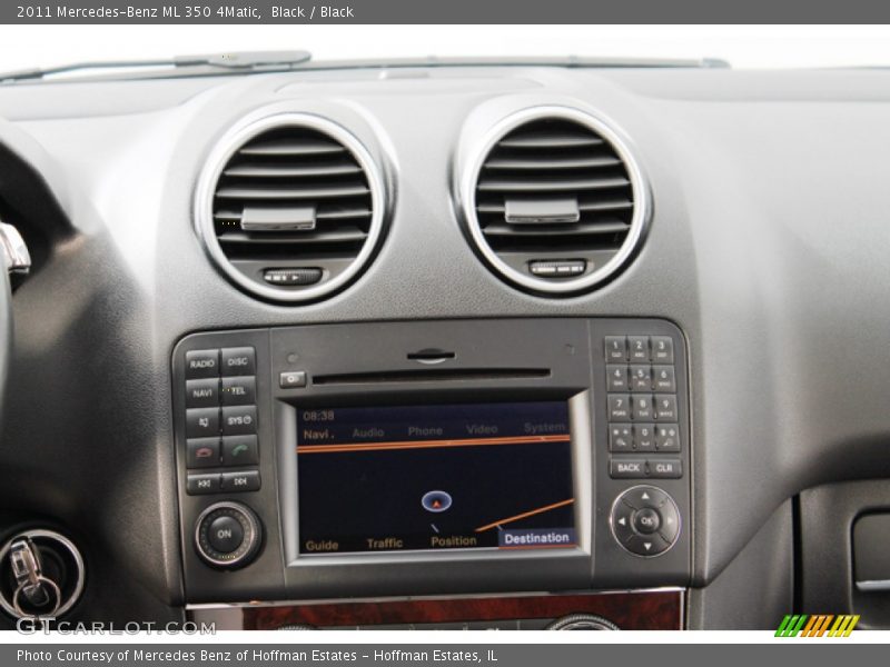 Black / Black 2011 Mercedes-Benz ML 350 4Matic