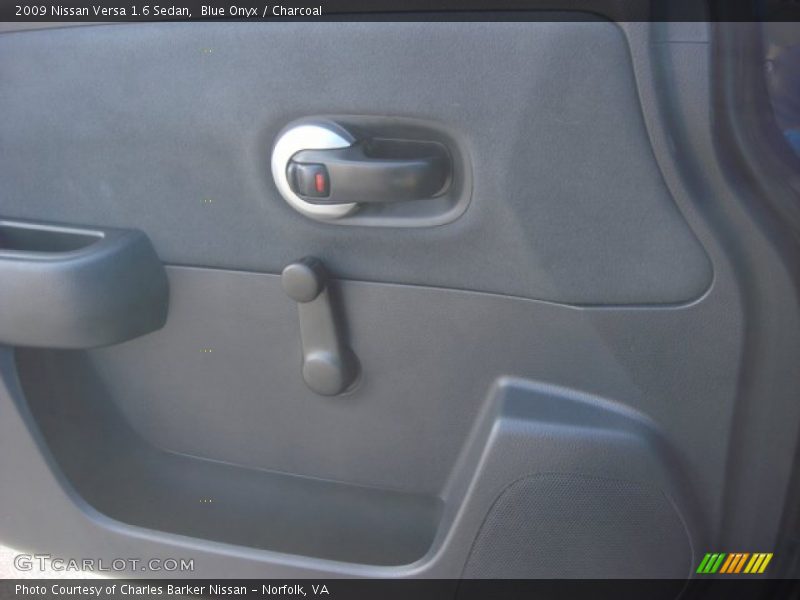 Blue Onyx / Charcoal 2009 Nissan Versa 1.6 Sedan