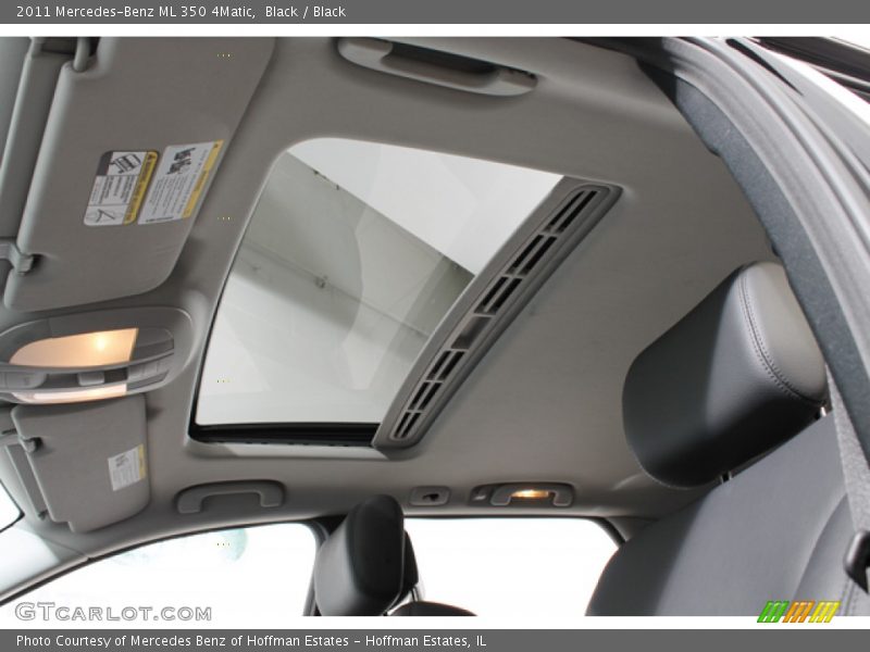 Black / Black 2011 Mercedes-Benz ML 350 4Matic