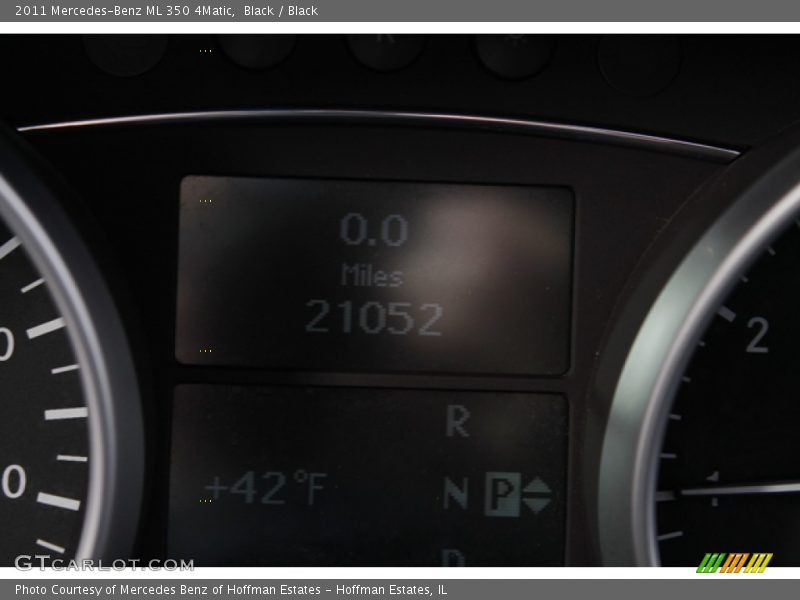 Black / Black 2011 Mercedes-Benz ML 350 4Matic