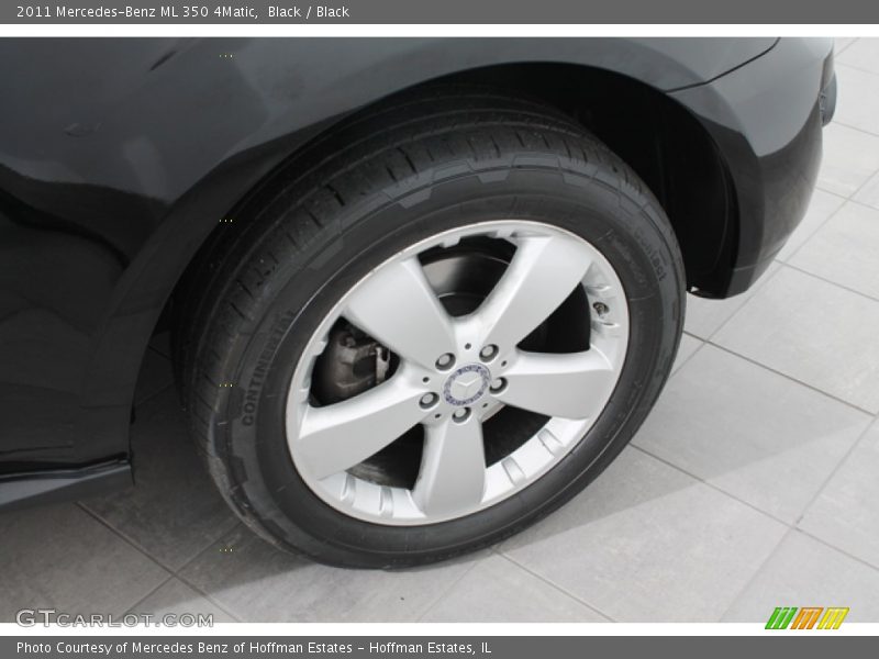 Black / Black 2011 Mercedes-Benz ML 350 4Matic