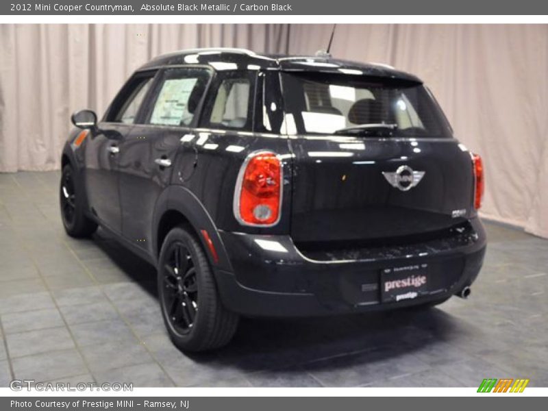 Absolute Black Metallic / Carbon Black 2012 Mini Cooper Countryman