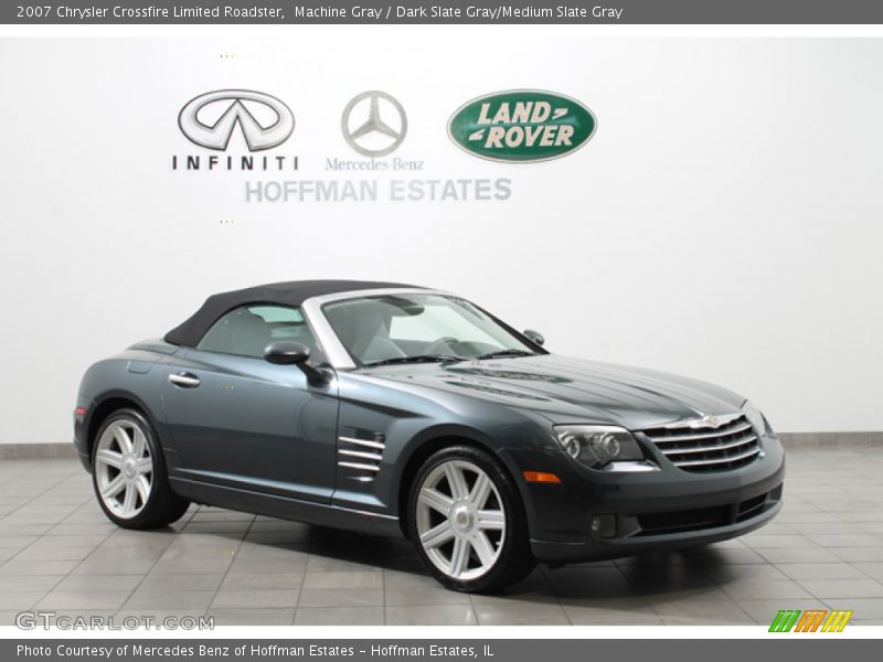 Machine Gray / Dark Slate Gray/Medium Slate Gray 2007 Chrysler Crossfire Limited Roadster