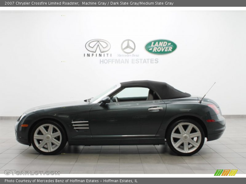 Machine Gray / Dark Slate Gray/Medium Slate Gray 2007 Chrysler Crossfire Limited Roadster