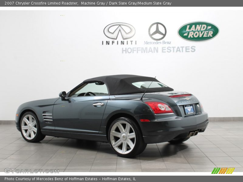 Machine Gray / Dark Slate Gray/Medium Slate Gray 2007 Chrysler Crossfire Limited Roadster