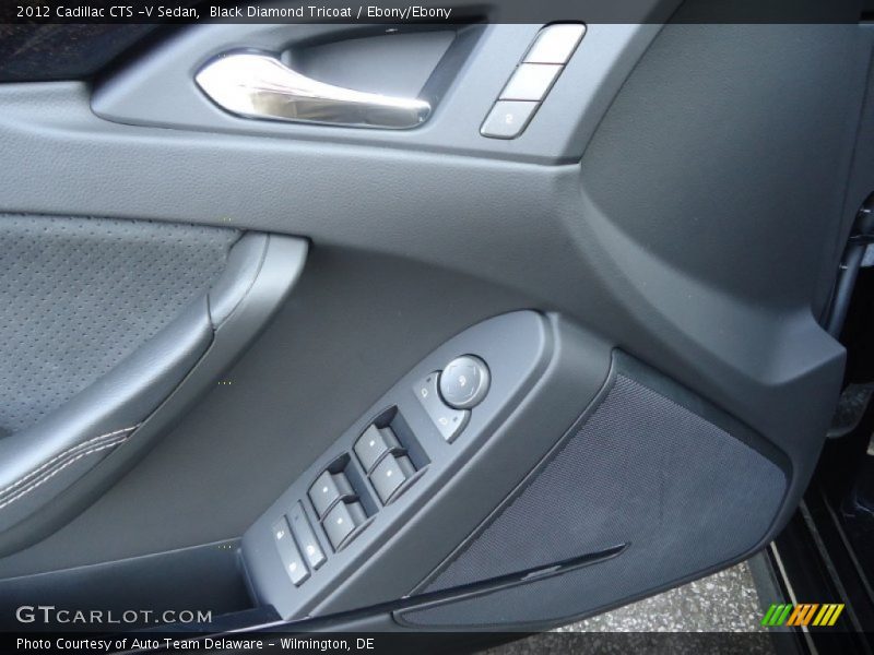 Black Diamond Tricoat / Ebony/Ebony 2012 Cadillac CTS -V Sedan