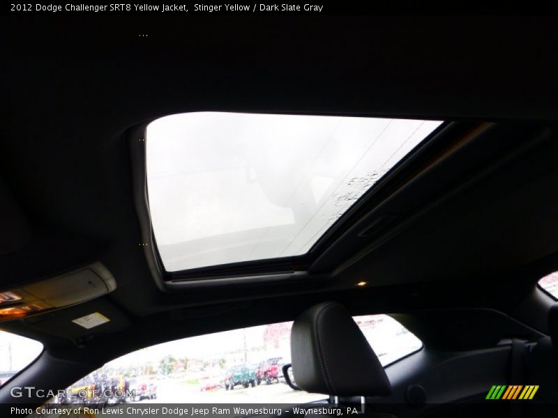 Stinger Yellow / Dark Slate Gray 2012 Dodge Challenger SRT8 Yellow Jacket