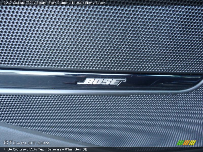 Black Diamond Tricoat / Ebony/Ebony 2012 Cadillac CTS -V Sedan