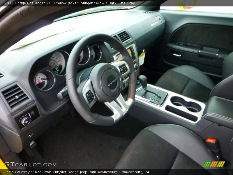 Stinger Yellow / Dark Slate Gray 2012 Dodge Challenger SRT8 Yellow Jacket