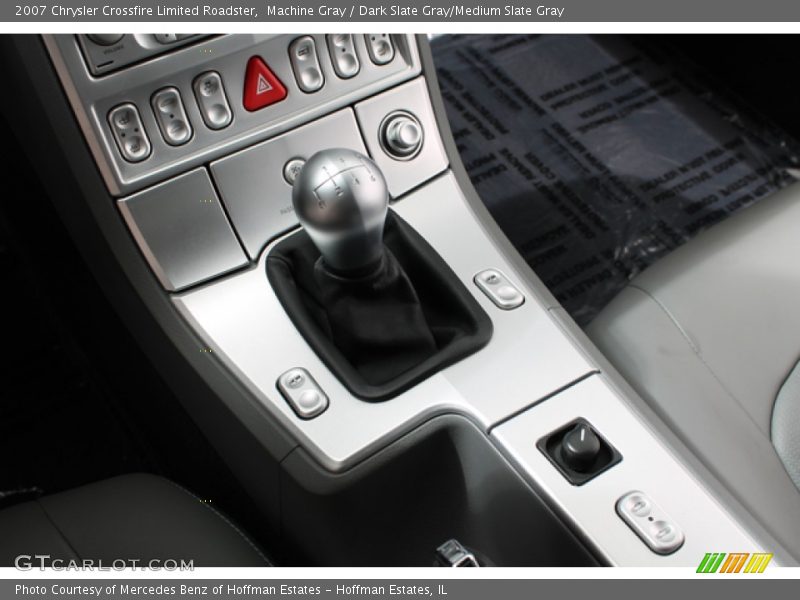 Machine Gray / Dark Slate Gray/Medium Slate Gray 2007 Chrysler Crossfire Limited Roadster
