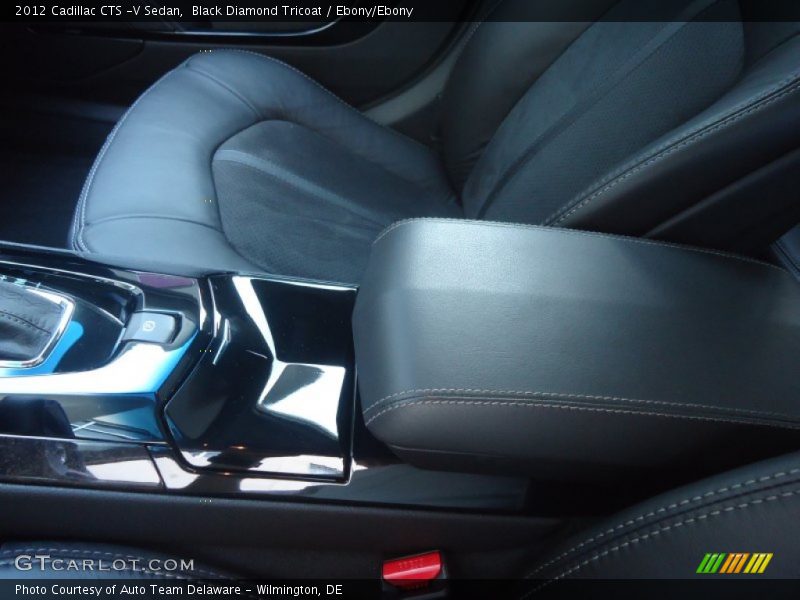 Black Diamond Tricoat / Ebony/Ebony 2012 Cadillac CTS -V Sedan