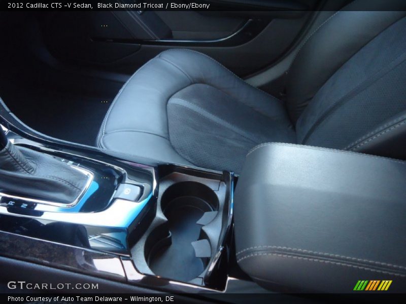 Black Diamond Tricoat / Ebony/Ebony 2012 Cadillac CTS -V Sedan