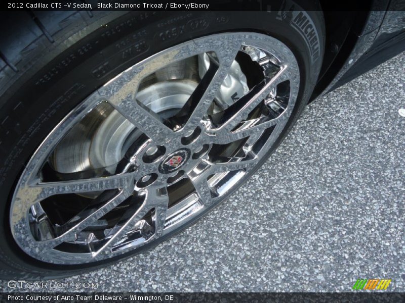 Black Diamond Tricoat / Ebony/Ebony 2012 Cadillac CTS -V Sedan