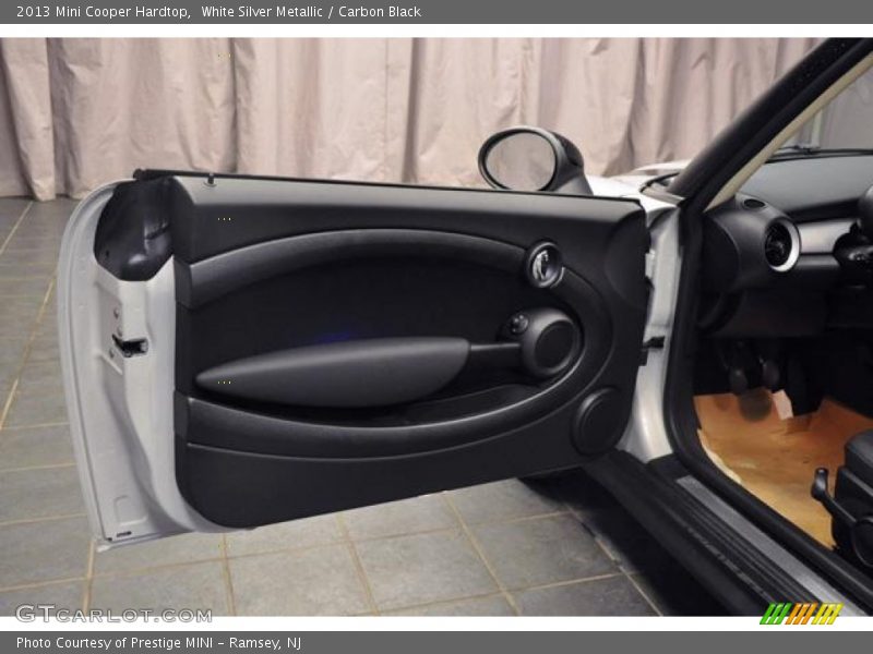 White Silver Metallic / Carbon Black 2013 Mini Cooper Hardtop