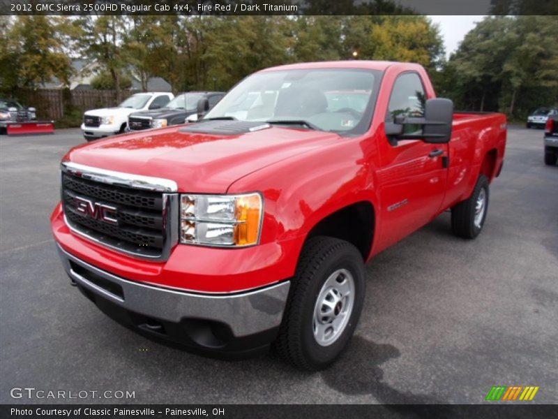 Front 3/4 View of 2012 Sierra 2500HD Regular Cab 4x4