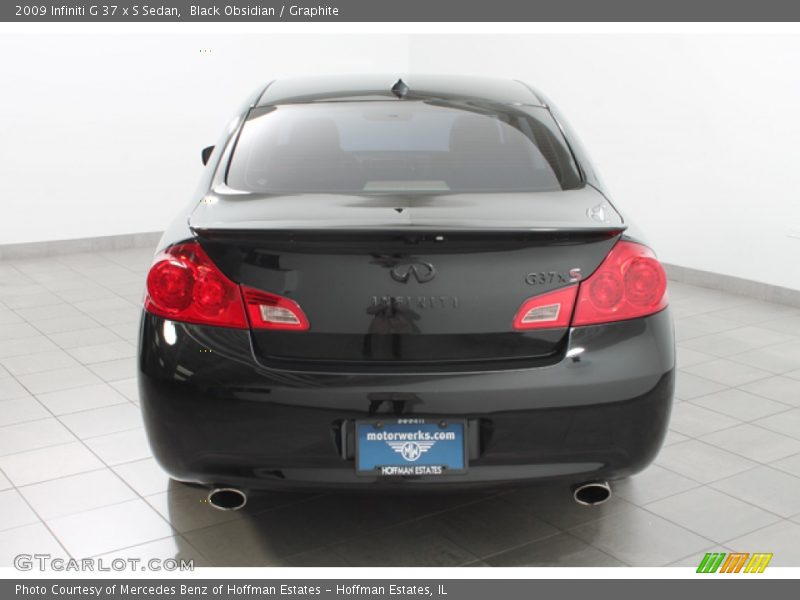 Black Obsidian / Graphite 2009 Infiniti G 37 x S Sedan