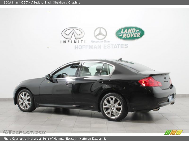 Black Obsidian / Graphite 2009 Infiniti G 37 x S Sedan