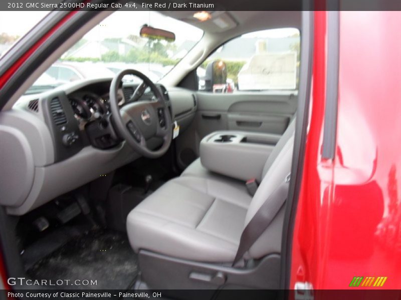 Fire Red / Dark Titanium 2012 GMC Sierra 2500HD Regular Cab 4x4