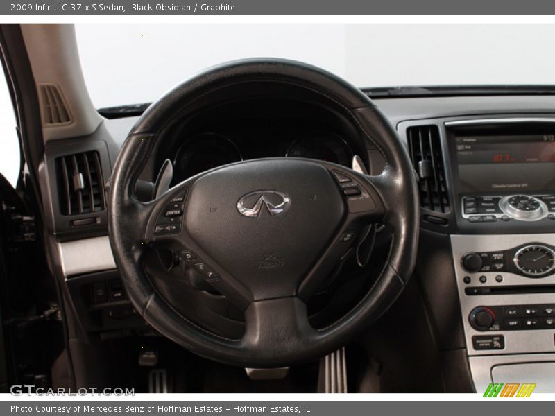 Black Obsidian / Graphite 2009 Infiniti G 37 x S Sedan