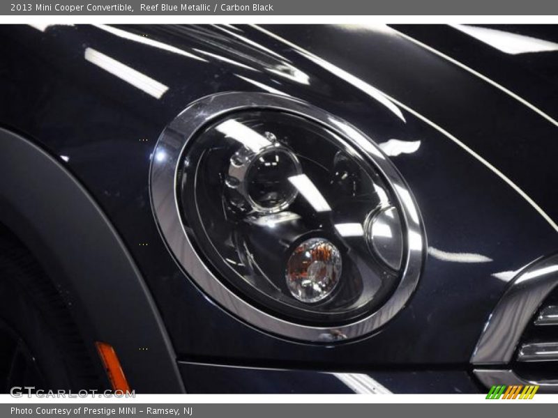 Reef Blue Metallic / Carbon Black 2013 Mini Cooper Convertible