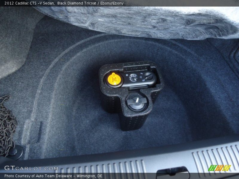 Black Diamond Tricoat / Ebony/Ebony 2012 Cadillac CTS -V Sedan