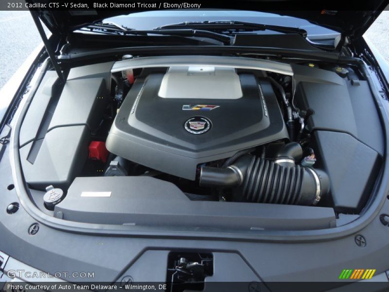 Black Diamond Tricoat / Ebony/Ebony 2012 Cadillac CTS -V Sedan