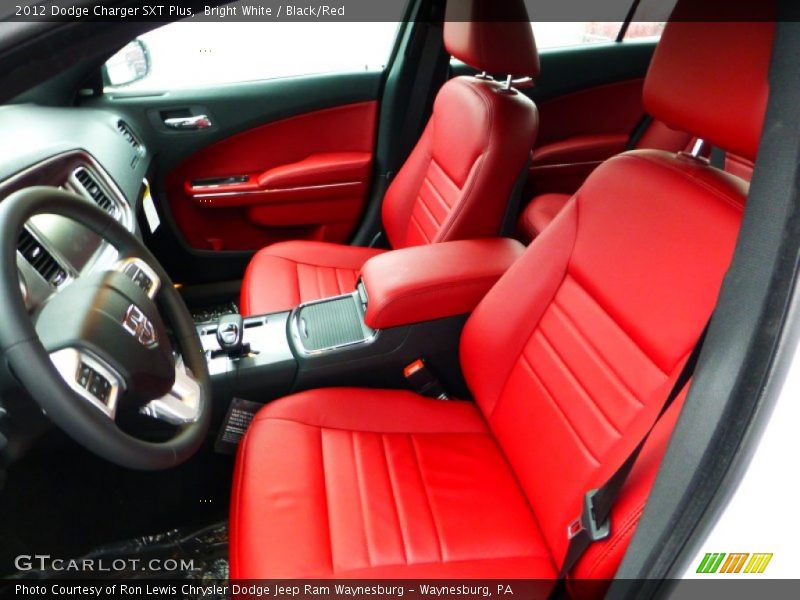 Front Seat of 2012 Charger SXT Plus