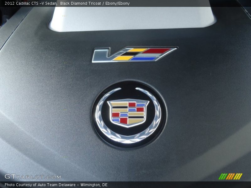 Black Diamond Tricoat / Ebony/Ebony 2012 Cadillac CTS -V Sedan