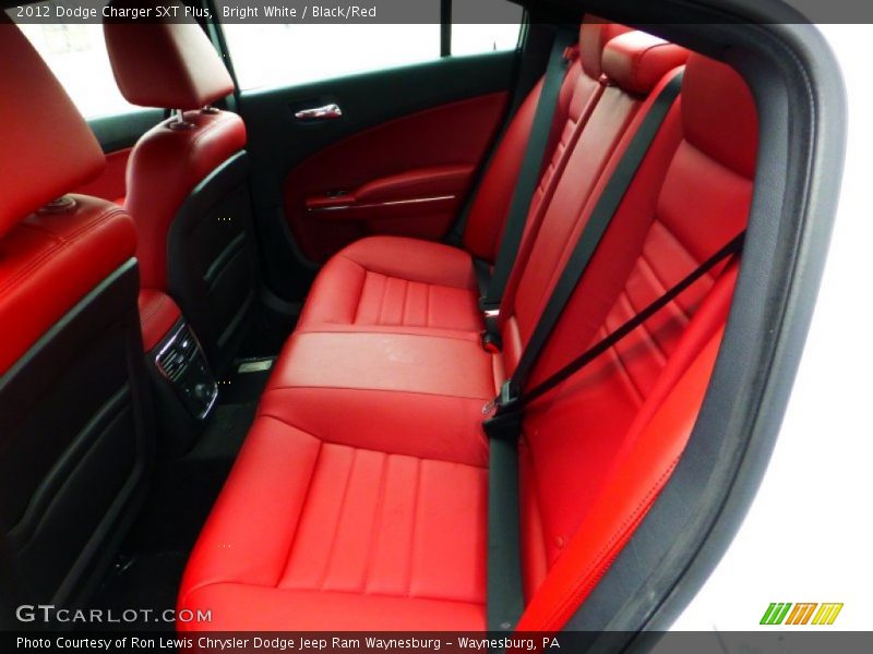 Rear Seat of 2012 Charger SXT Plus