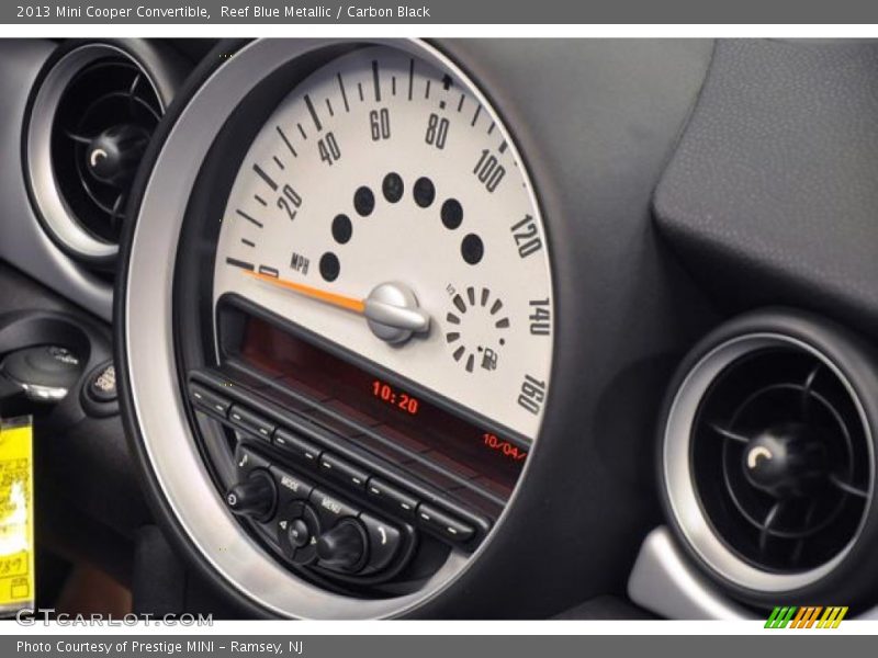 Reef Blue Metallic / Carbon Black 2013 Mini Cooper Convertible