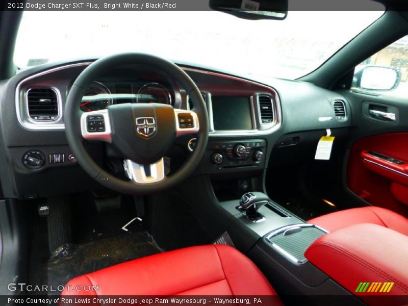 Black/Red Interior - 2012 Charger SXT Plus 