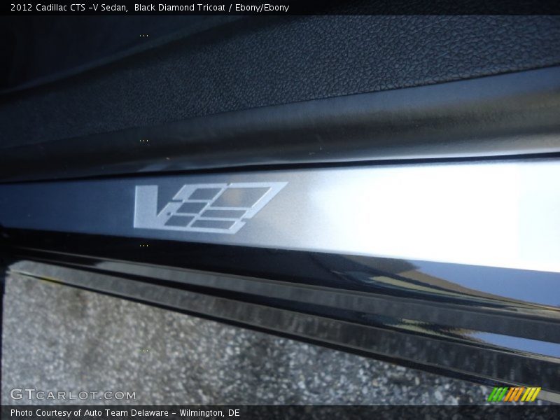 Black Diamond Tricoat / Ebony/Ebony 2012 Cadillac CTS -V Sedan