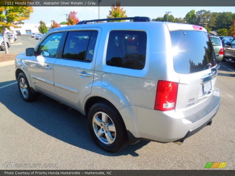 Alabaster Silver Metallic / Gray 2011 Honda Pilot EX