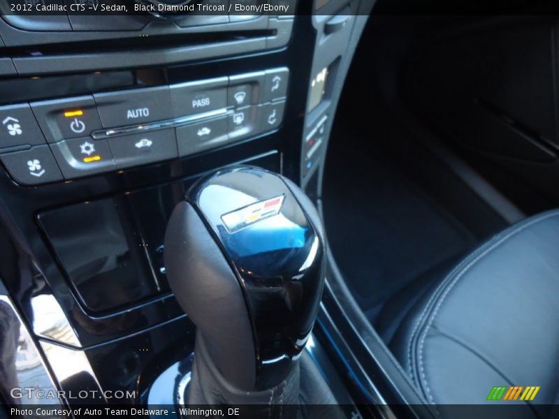 Black Diamond Tricoat / Ebony/Ebony 2012 Cadillac CTS -V Sedan