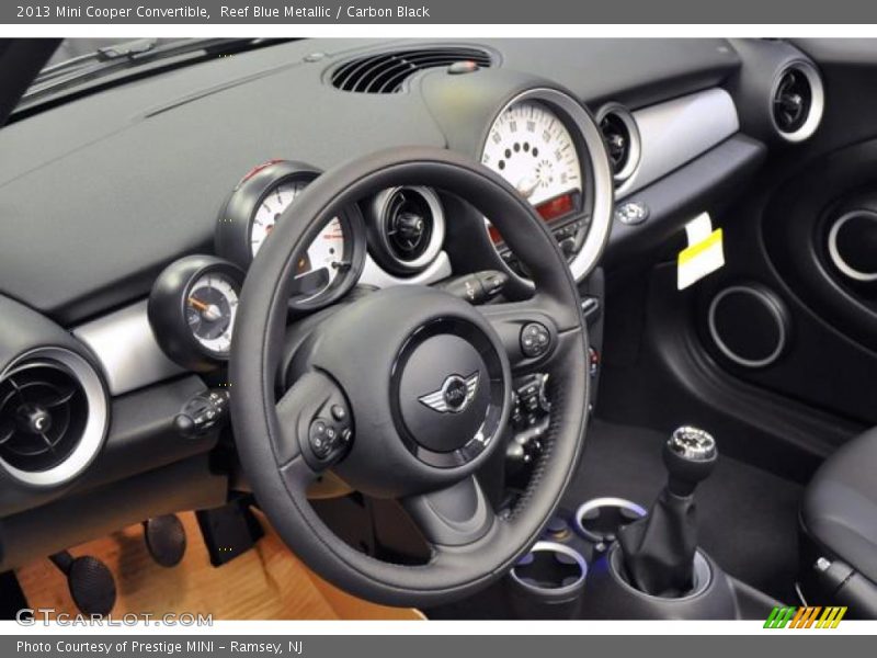 Reef Blue Metallic / Carbon Black 2013 Mini Cooper Convertible