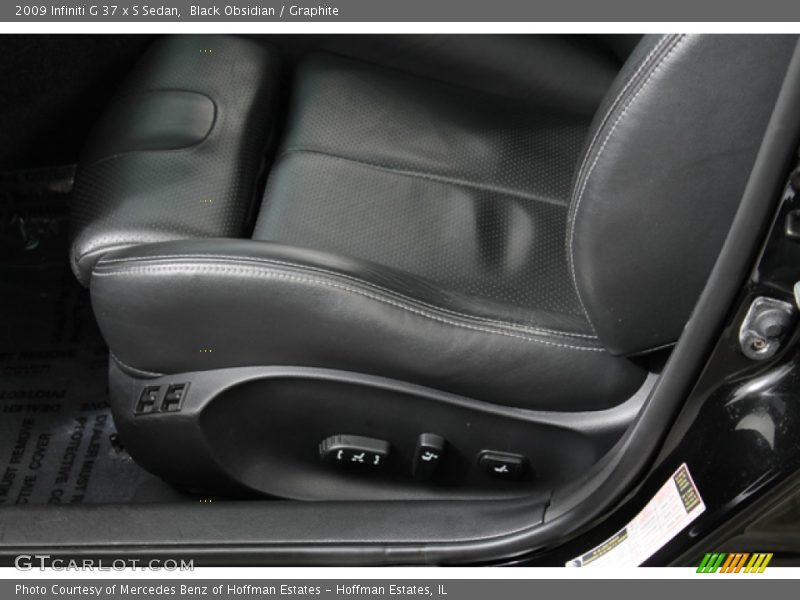 Black Obsidian / Graphite 2009 Infiniti G 37 x S Sedan