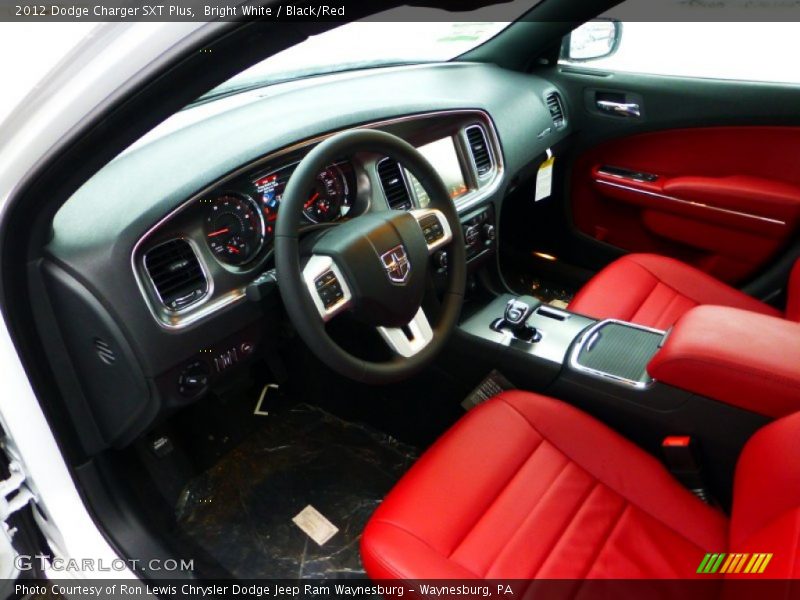 Black/Red Interior - 2012 Charger SXT Plus 