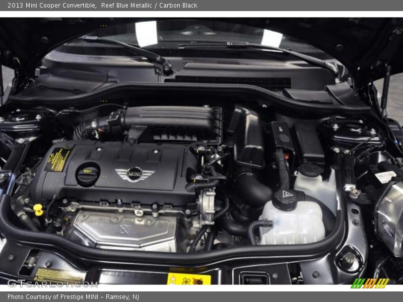 Reef Blue Metallic / Carbon Black 2013 Mini Cooper Convertible
