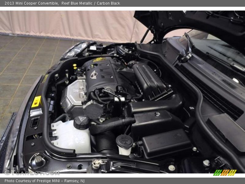 Reef Blue Metallic / Carbon Black 2013 Mini Cooper Convertible