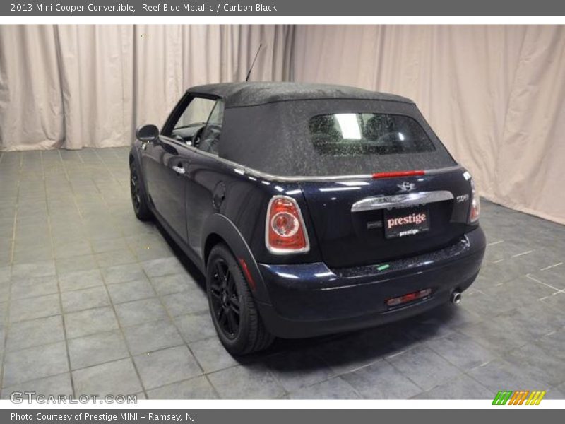 Reef Blue Metallic / Carbon Black 2013 Mini Cooper Convertible