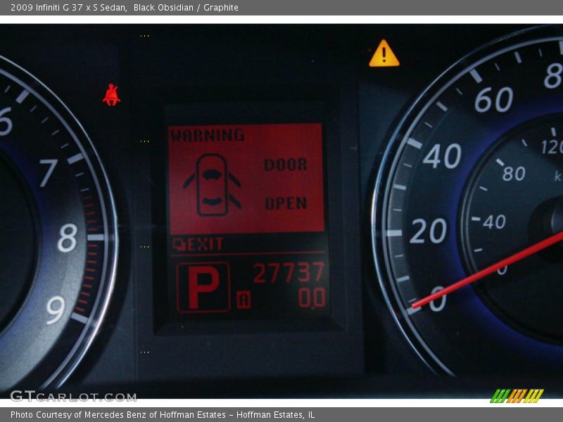 Black Obsidian / Graphite 2009 Infiniti G 37 x S Sedan