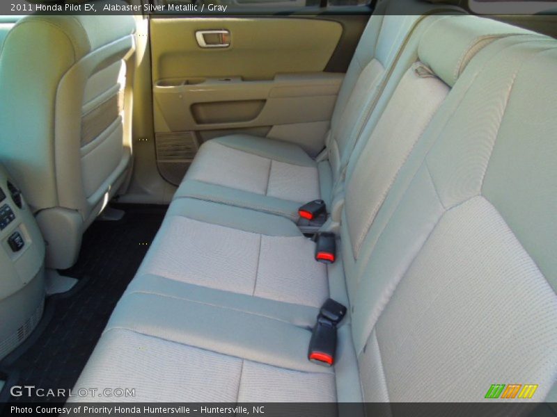 Alabaster Silver Metallic / Gray 2011 Honda Pilot EX
