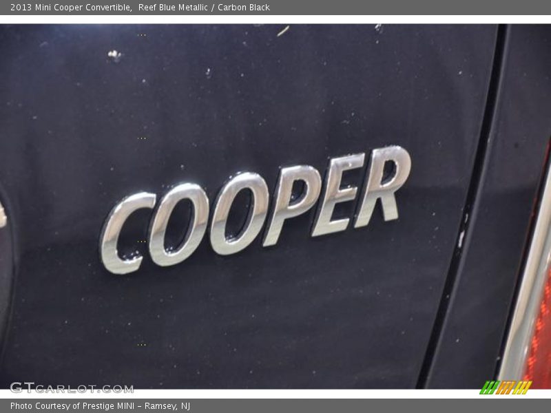 Reef Blue Metallic / Carbon Black 2013 Mini Cooper Convertible