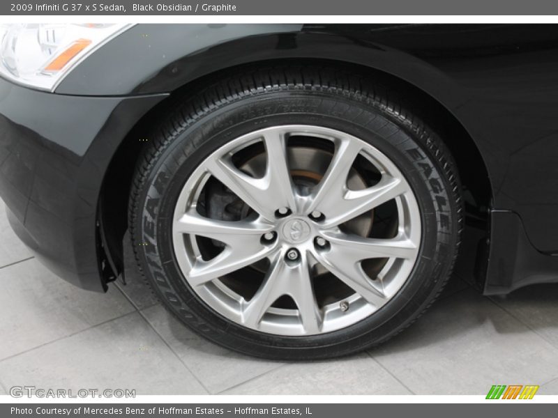 Black Obsidian / Graphite 2009 Infiniti G 37 x S Sedan