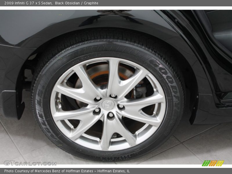 Black Obsidian / Graphite 2009 Infiniti G 37 x S Sedan
